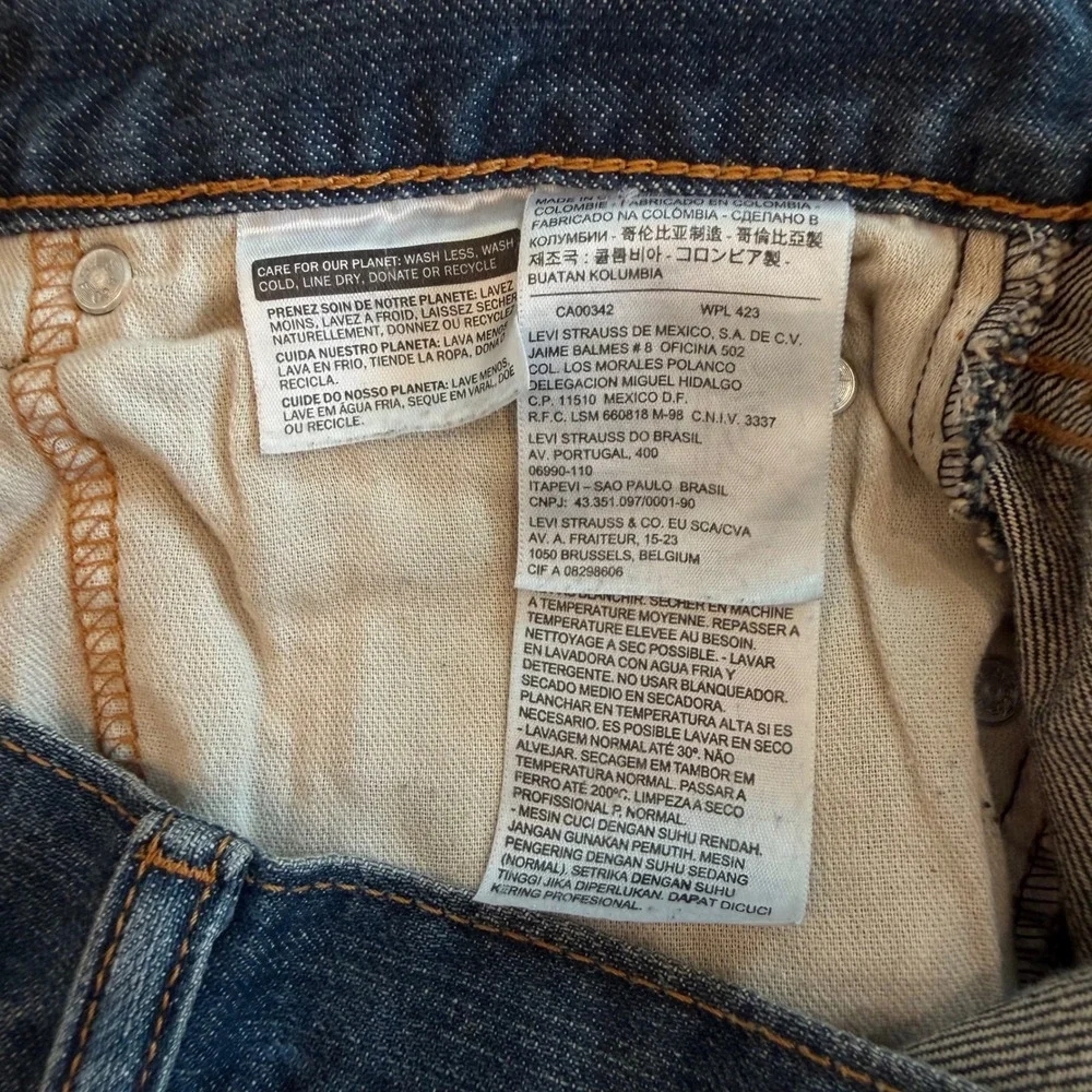 Levis 559 Relaxed Straight Dark Wash Blue Denim Jeans Mens 30x30